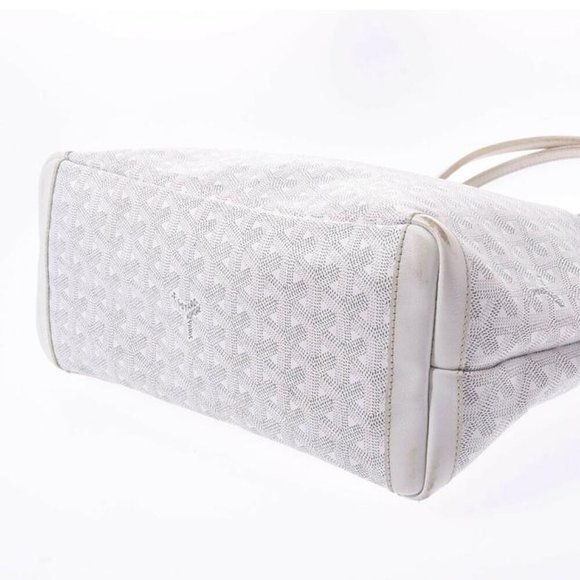 Goyard Goyardine Artois Pm White Coated Canvas Tote - Picture 3 of 13